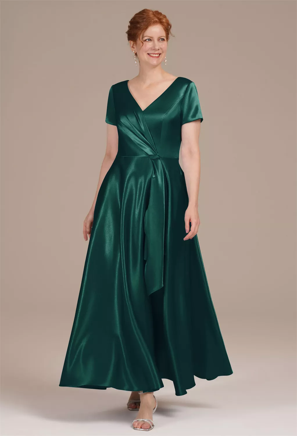 AW Omukama Hunter Green  Mother of the Bride Dresses